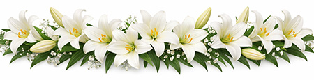 Lilies garland450x